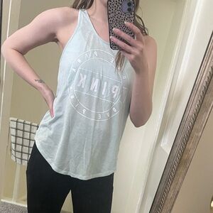 Bundle 3/$15 - PINK Light Mint Graphic Tank Top